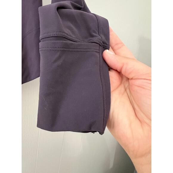 Lululemon Fast As Light 1/2 Zip Boysenberry Size 4 - Picture 4 of 7